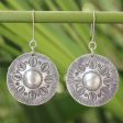 Summer Leaves Sterling Silver Earrings Discount