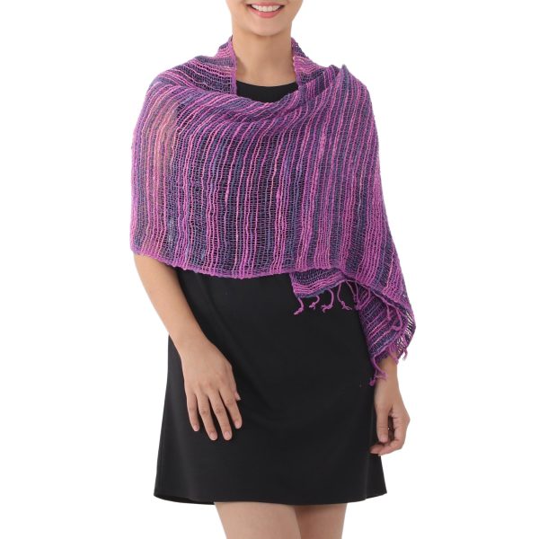 Spring Melange Cotton Shawl Fashion