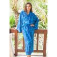 Misty Ocean Batik Robe For Cheap