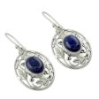 Ocean Avatar Lapis Lazuli Silver Dangle Earrings For Cheap