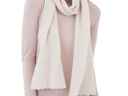 Solid Style in Eggshell Alpaca Scarf Discount