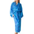 Misty Ocean Batik Robe For Cheap