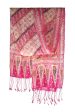 Pink Fantasy Silk Batik Scarf Hot on Sale