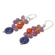 Radiant Color Multi-Gem Dangle Earrings Discount