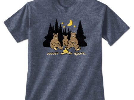 Juuust Right Campfire T-Shirt Hot on Sale