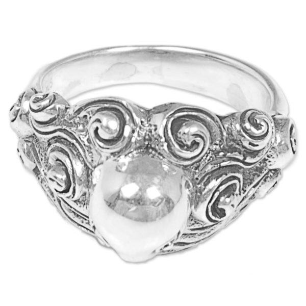 Octopus of the Deep Sterling Silver Ring Discount