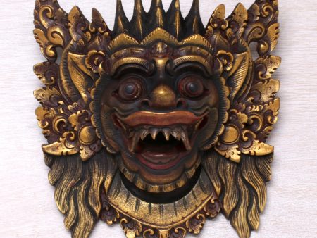 Narasinga Decorative Wood Hinduism Mask For Cheap