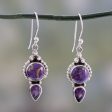 Multi-Gem Sterling Silver Dangle Earrings Hot on Sale