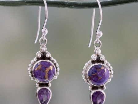 Multi-Gem Sterling Silver Dangle Earrings Hot on Sale