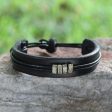 Stand Together in Black Men s Bracelet Online now