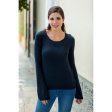 Navy Blue Charisma Alpaca Blend Sweater Online