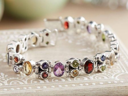 Sparkle Multi Gem Bracelet Online now