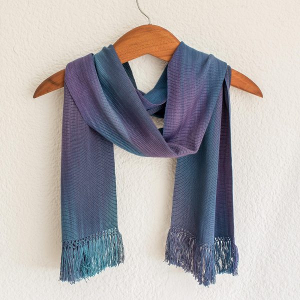 Solola Sapphire Bamboo Chenille Scarf Online Sale