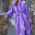 Kissed by Violet Purple Women s Batik Robe Discount