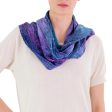 Sapphire Dreamer Blue Bamboo Scarf Hot on Sale