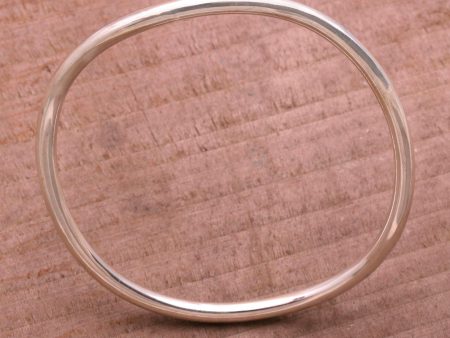 Sleek & Chic Sterling Silver Bangle Bracelet Online