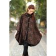 Piura Flora Alpaca Blend Ruana Cloak Poncho Supply