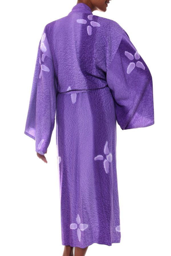 Kissed by Violet Purple Women s Batik Robe Discount