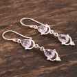 Royal Rain Artisan Made Amethyst Sterling Silver Dangle Earrings For Discount