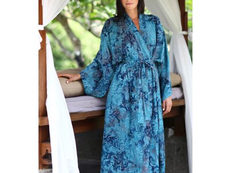 Sapphire Dreams Patterned Robe Discount