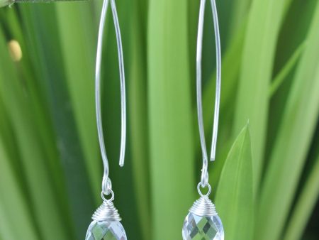 Majestic Ice Sterling Silver Earrings For Sale