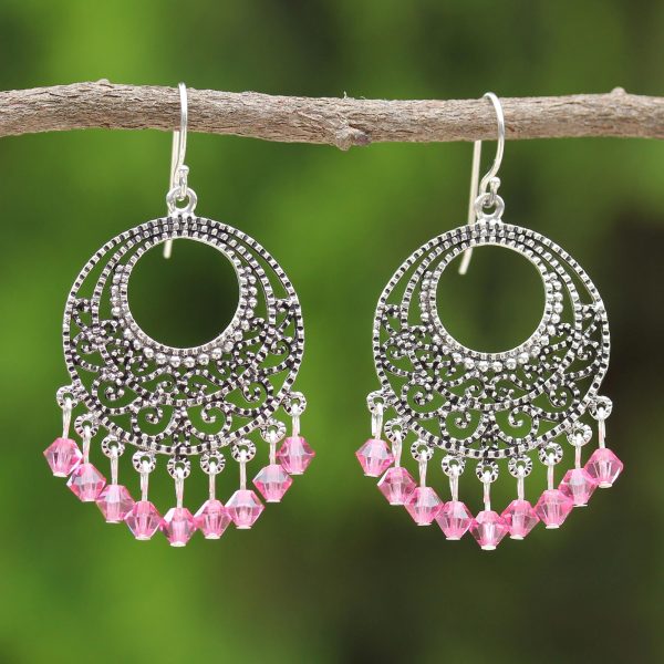 Moroccan Rose Beaded Hook Earrings For Discount