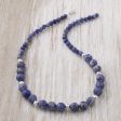 Ocean Dew Sodalite Silver Beaded Necklace Online