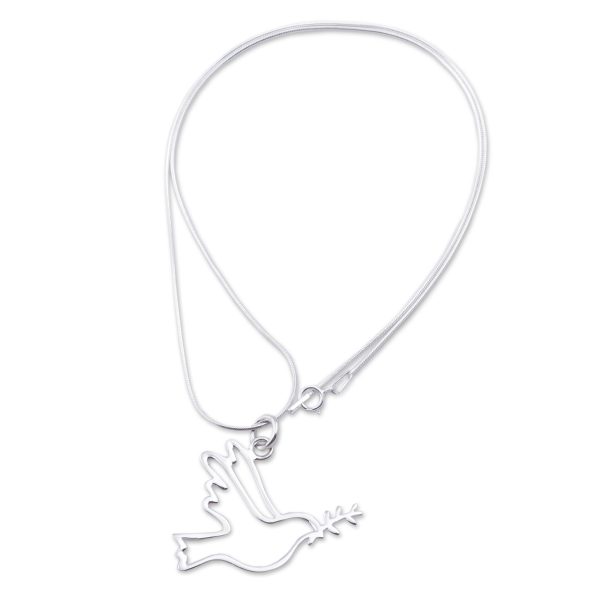 Quechua Dove Sterling Silver Necklace Fashion