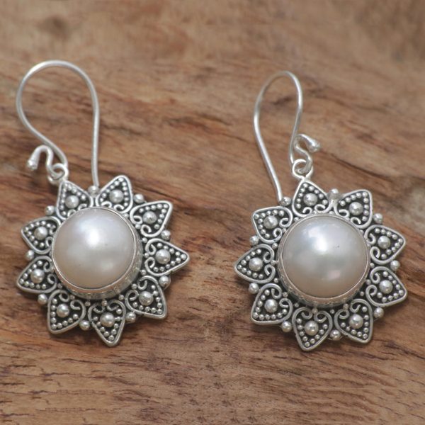 Melati Hearts Sterling Silver Bridal Earrings Hot on Sale