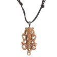 Ocean Dweller Leather Pendant Necklace Supply