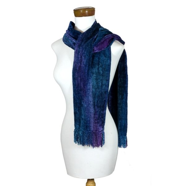 Sapphire Dreamer Blue Bamboo Scarf Hot on Sale