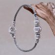 Naga Trio Silver Chain Bracelet Online