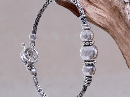 Naga Trio Silver Chain Bracelet Online