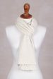 Solid Style in Eggshell Alpaca Scarf Discount