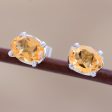 Scintillate Citrine Birthstone Stud Earrings from India on Sale