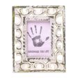 Royal Archway 4x6 Distressed Ornate Mango Wood Cream Photo Frame Fashion