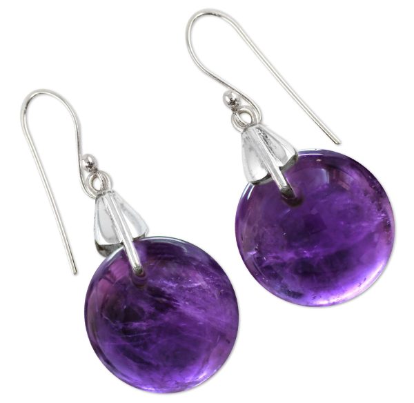 Moon of Mysticism Amethyst Earrings Online