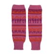 Rainbow Pink Alpaca Blend Leg Warmers Supply