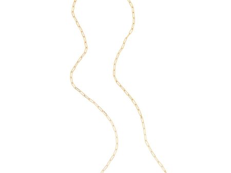 Gold Paper Clip Mask Chain Hot on Sale