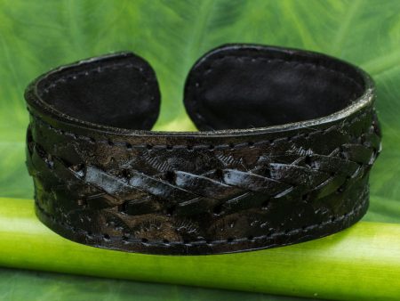 Midnight Warrior Cuff Bracelet Fashion