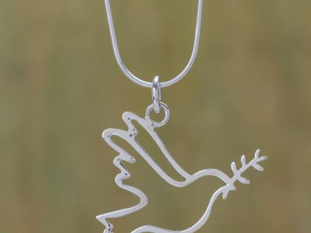 Quechua Dove Sterling Silver Necklace Fashion