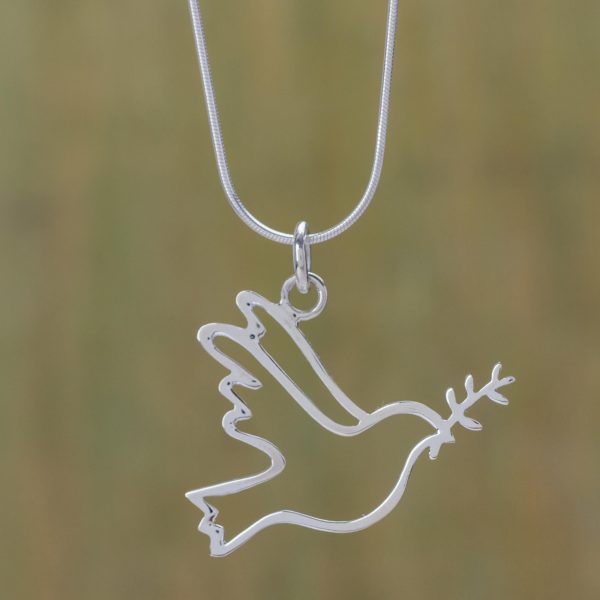 Quechua Dove Sterling Silver Necklace Fashion