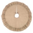 Burlap Ruffle Tree Skirt Supply