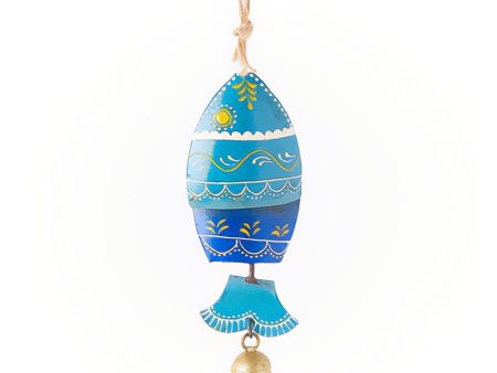 Segmented Fish Henna Treasure Bell Chime Cheap