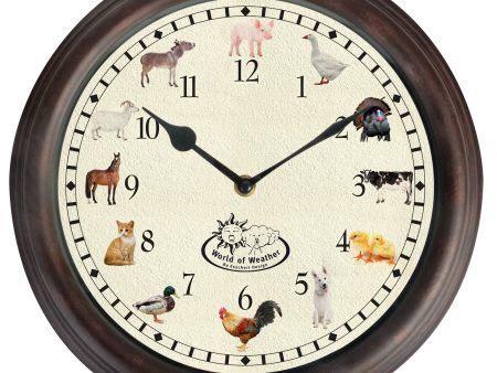 Farm Animal Sounds Clock on Sale