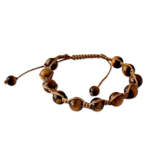 Oneness Tiger s Eye Beaded Bracelet Online