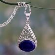 Royal Grandeur Lapis Lazuli & Silver Pendant Necklace Supply