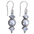 Marine Allure Gemstone & Pearl Earrings For Discount