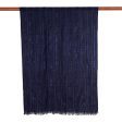 Sapphire Shimmer Embellished Viscose Blend Shawl in Indigo from India Cheap