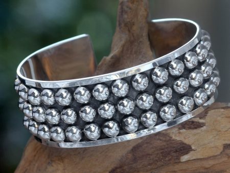 Linear Power Sterling Silver Bracelets For Discount